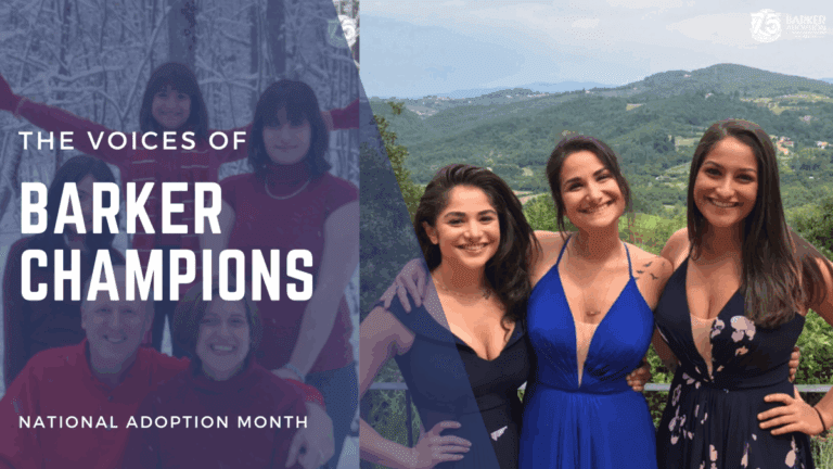 The Voices of Barker Champions: National Adoption Month Q&A with Siblings Aya and Tala