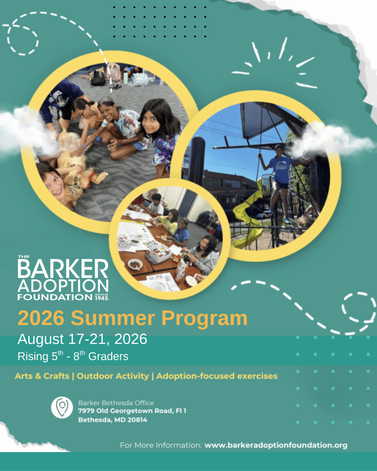 Barker's Summer Program for Rising 5th-8th graders