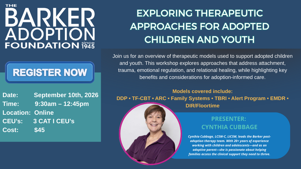 Exploring Therapeutic Approaches for Adopted Children & Youth