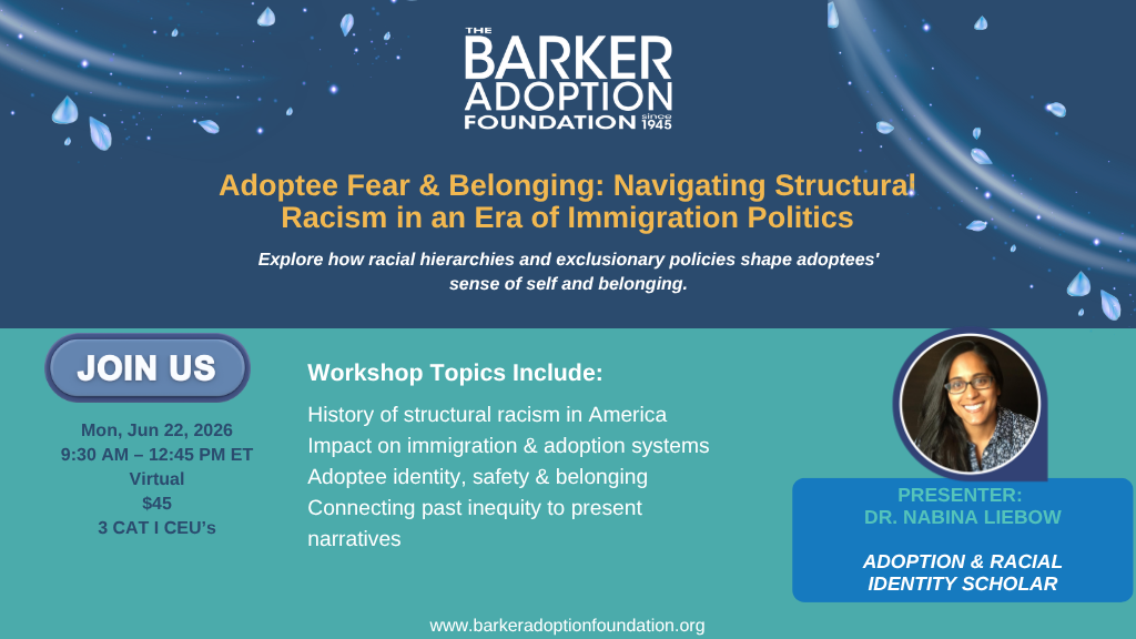 Adoptee Fear & Belonging: Navigating Structural Racism in an Era of Immigration Politics