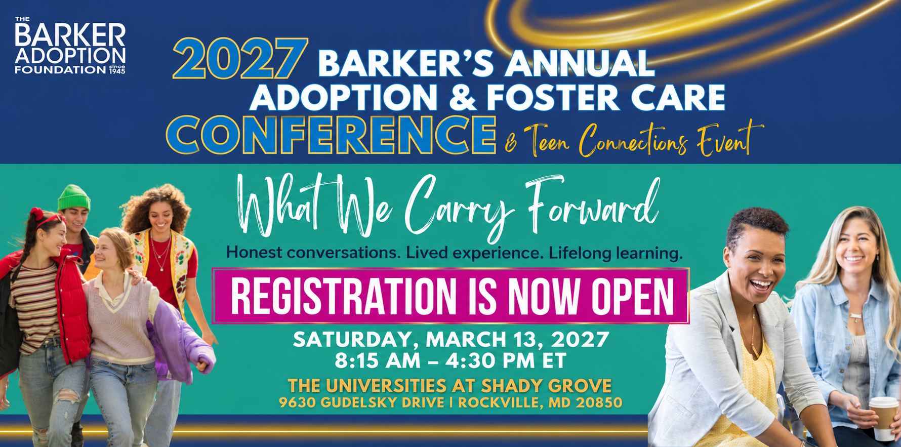 2027-Conference-Banner 2027 Barker Adoption & Foster Care Conference and Teen Connections — What We Carry Forward
